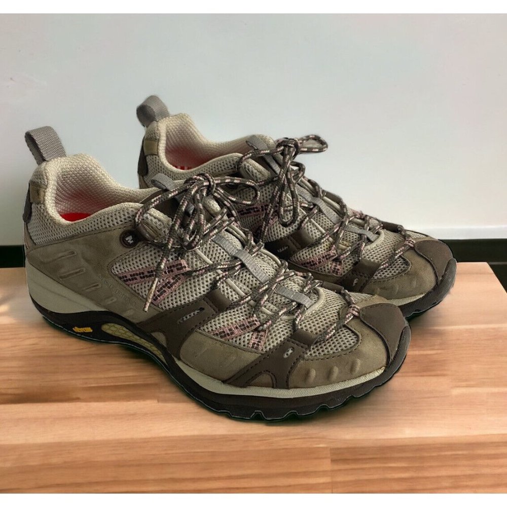 Merrell Siren Sport Womens Shoes Sz 8.5 Pink Hiking Sneakers Vibram Sole J13888